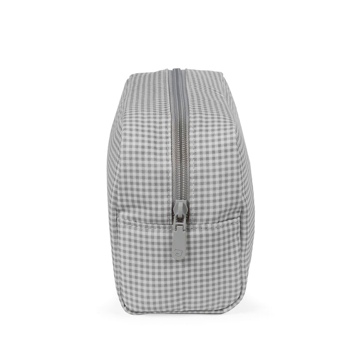 Pasito a Pasito - Toiletry Bag - Little Bloom Vichy Grey - Mabel & Fox
