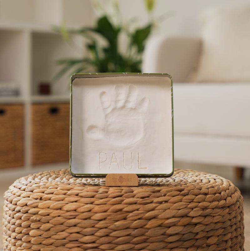 Petit Artichaut - Baby Imprint Box - Olive Tree - Mabel & Fox