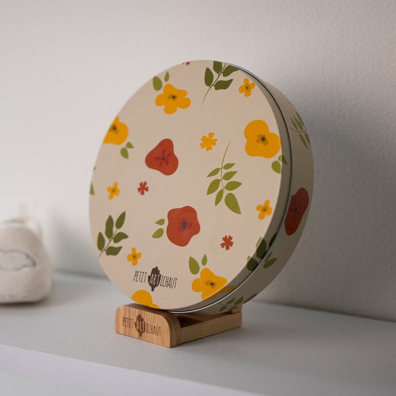 Petit Artichaut - Baby Imprint Round Box - Little Prairie - Mabel & Fox
