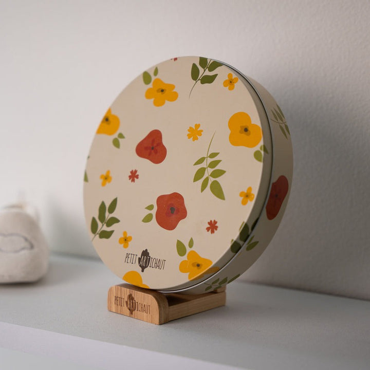 Petit Artichaut - Baby Imprint Round Box - Little Prairie - Mabel & Fox