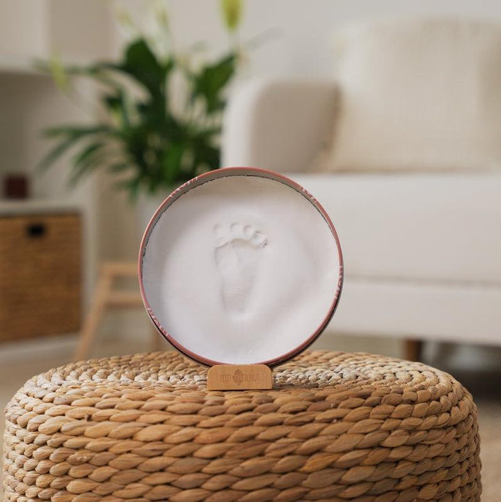 Petit Artichaut - Baby Imprint Round Box - Rainbow Terracotta - Mabel & Fox