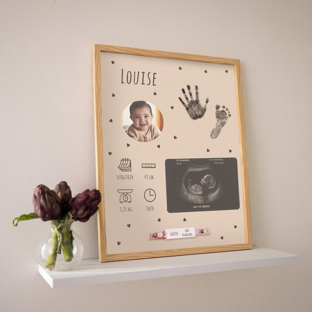 Petit Artichaut – Birth Frame - Mabel & Fox