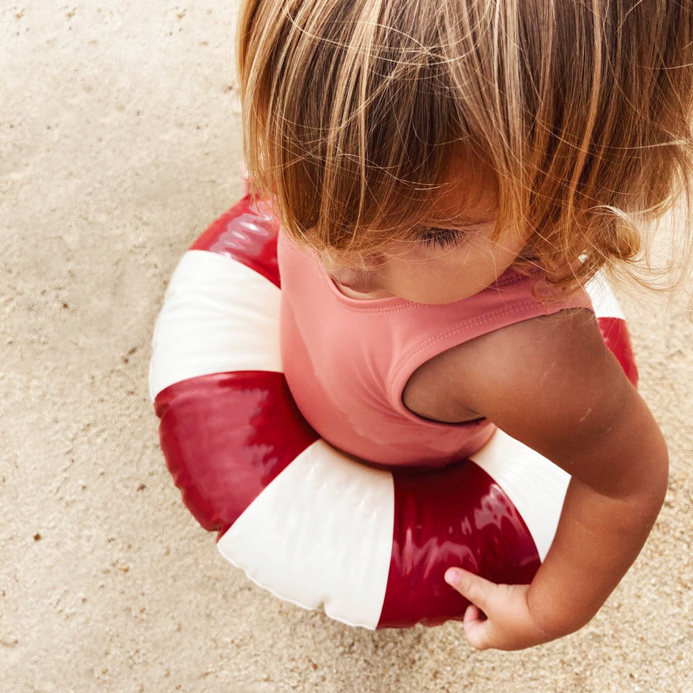 Petites Pommes – Olivia Swim Ring – Ruby Red – 1Y–3Y / 45cm - Mabel & Fox