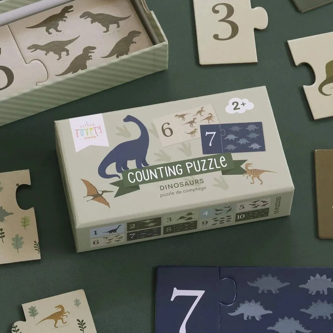 A Little Lovely Company - Counting Puzzle - Dinosaurs