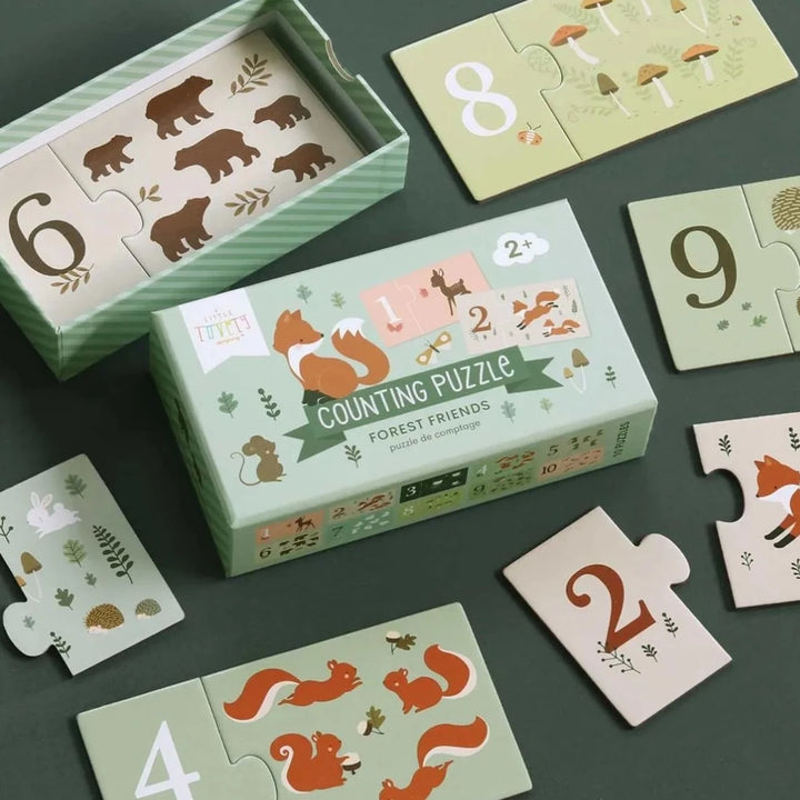 A Little Lovely Company - Counting Puzzle - Forest Friends