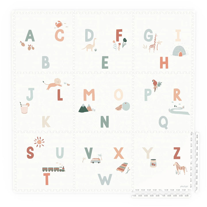 Play & Go - 3 in 1 Activity Playmat - Alphabet Design - Mabel & Fox