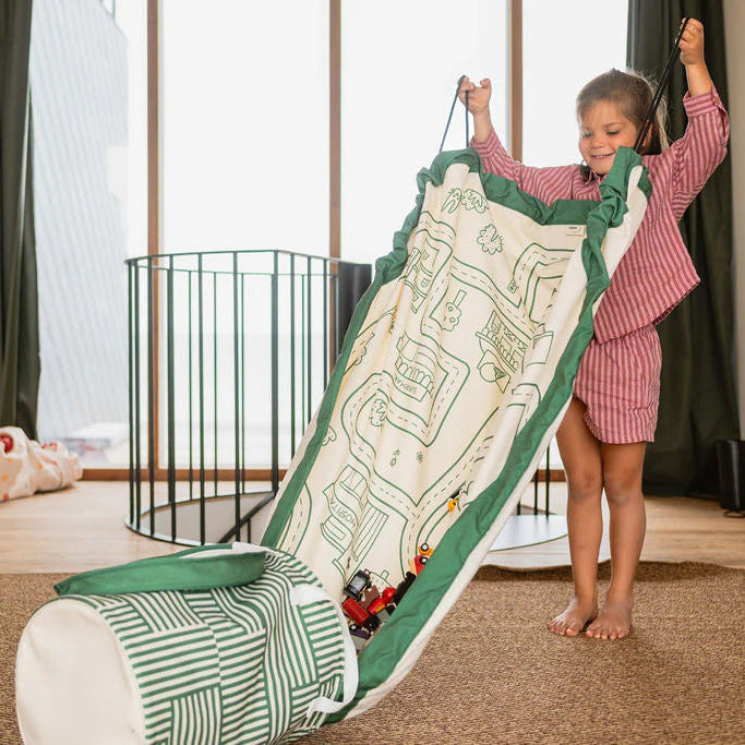 Play & Go - Playmat & Toy Basket - Roadmap - Mabel & Fox