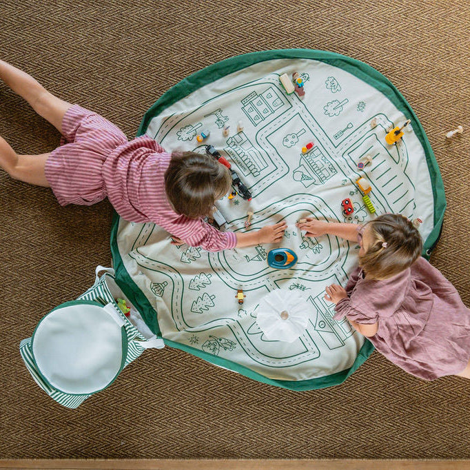 Play & Go - Playmat & Toy Basket - Roadmap - Mabel & Fox