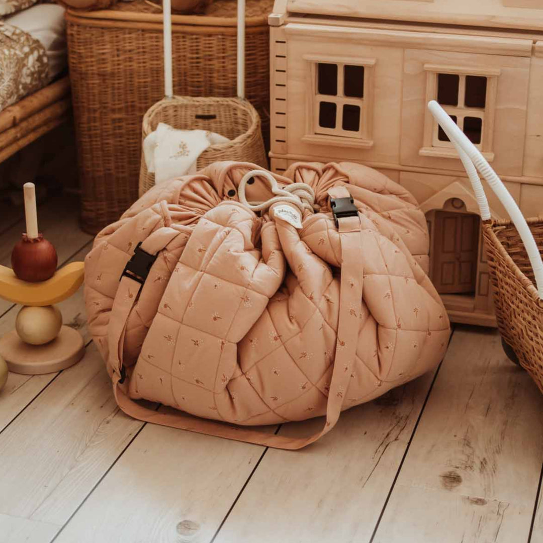 Play & Go - Soft Organic Playmat - Fleuri - Mabel & Fox