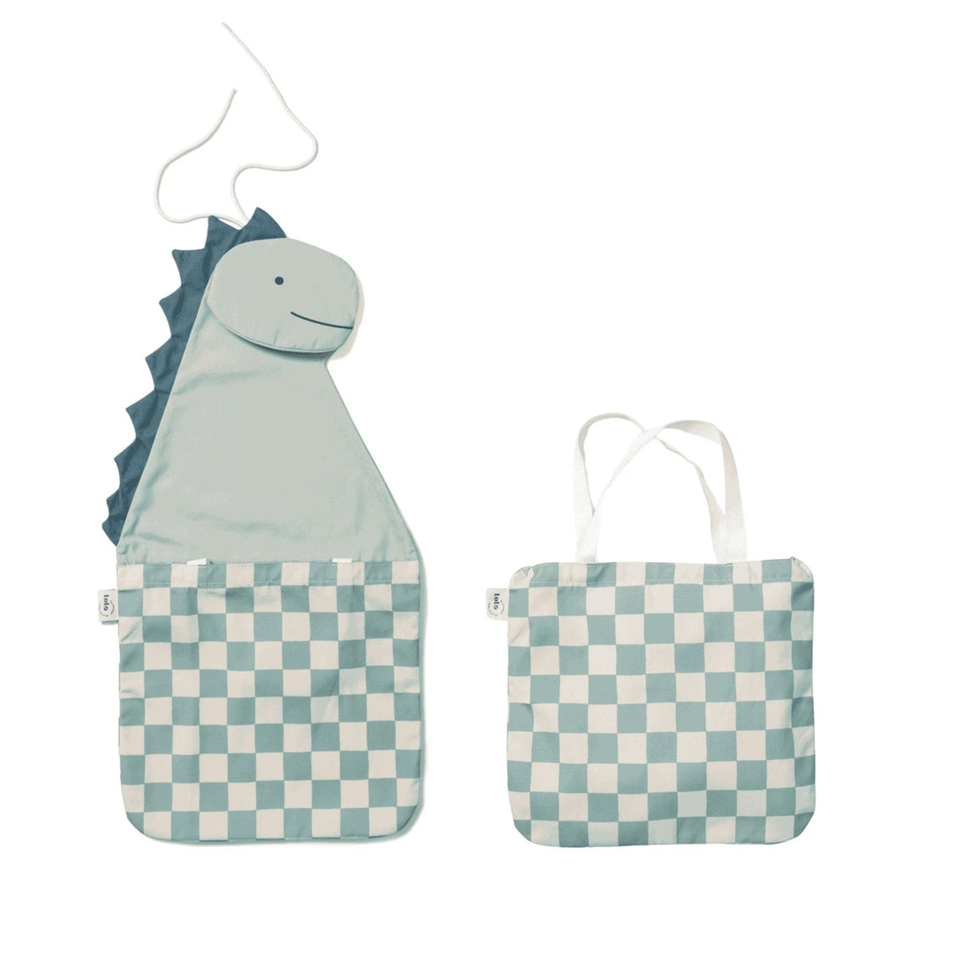 Play & Go - Wall Storage & Tote Bag - Dino - Mabel & Fox
