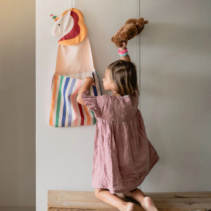 Play & Go - Wall Storage & Tote Bag - Unicorn - Mabel & Fox