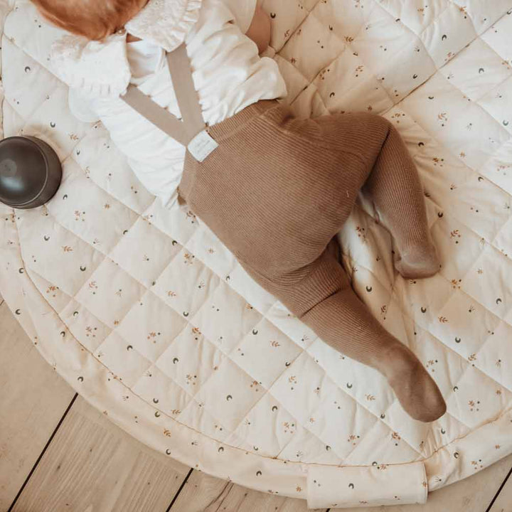 Play & Go - Soft Organic Playmat - Moon - Mabel & Fox