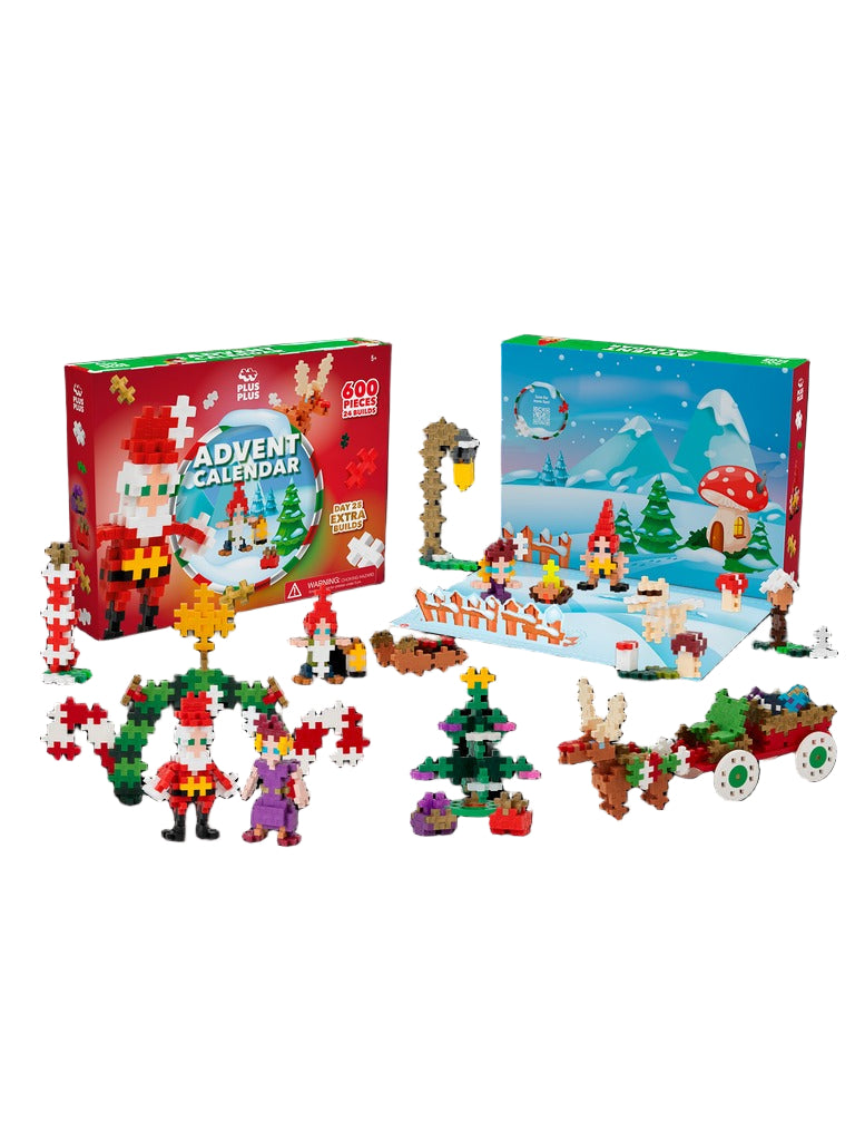 Plus Plus - Advent Calendar - Santa's World - Mabel & Fox