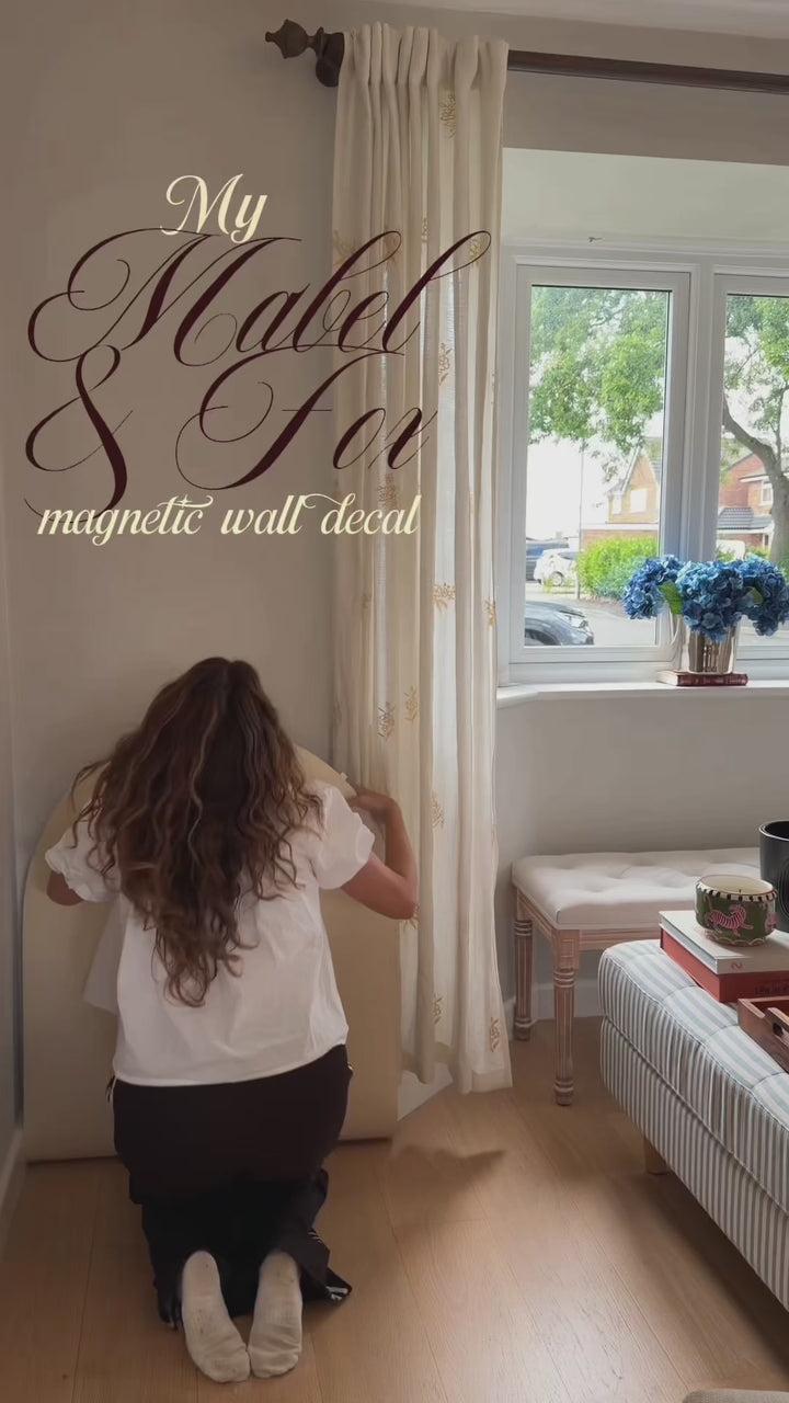 Mabel & Fox - Magnetic Wall Decal - Cream