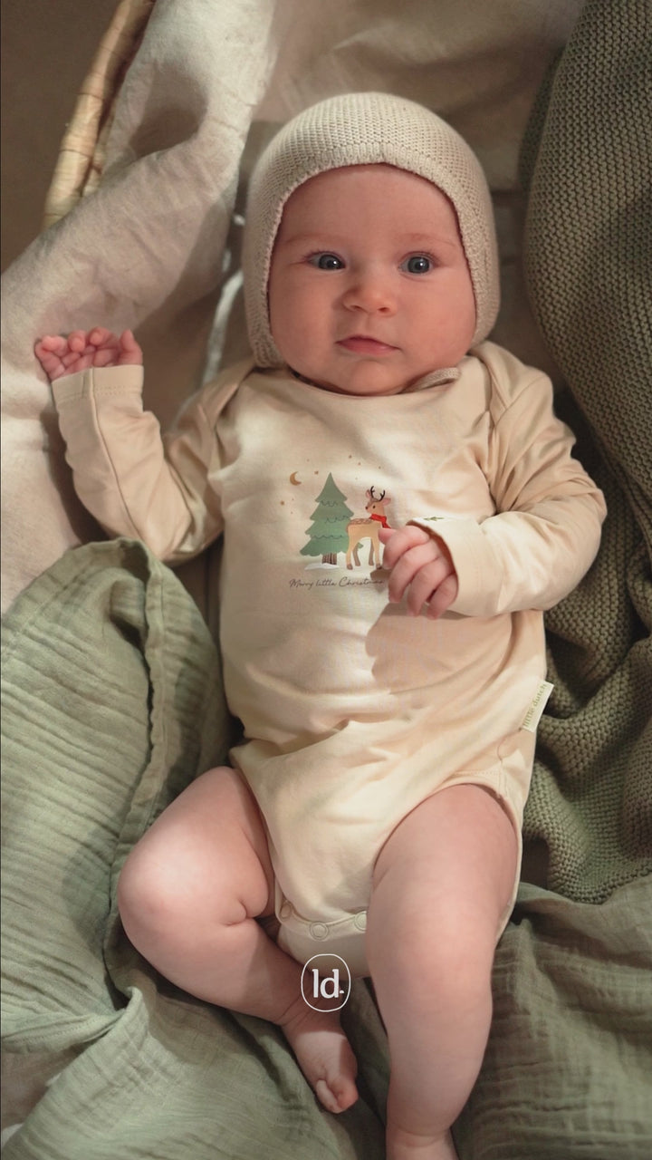 Little Dutch - Long Sleeved Bodysuit (2 Pack) - Little Christmas