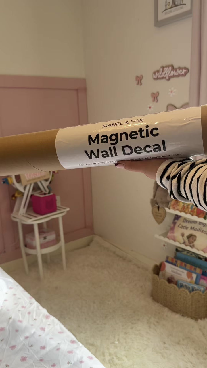 Mabel & Fox - Magnetic Wall Decal - Pink