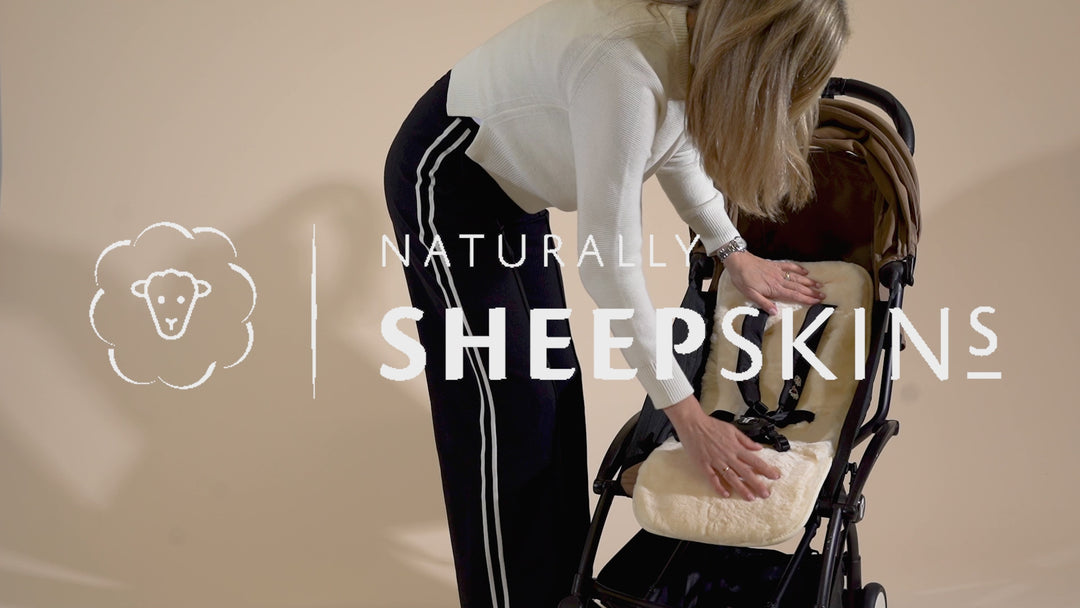 Naturally Sheepskins - Sheepskin Pram Liner - Original Natural