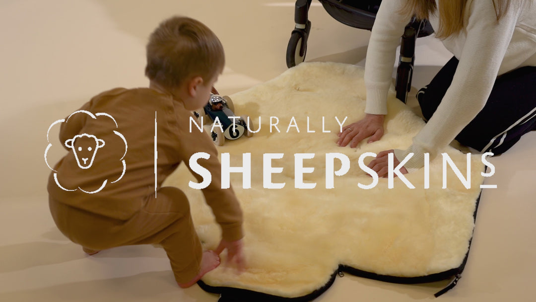 Naturally Sheepskins - Sheepskin Footmuff - Black
