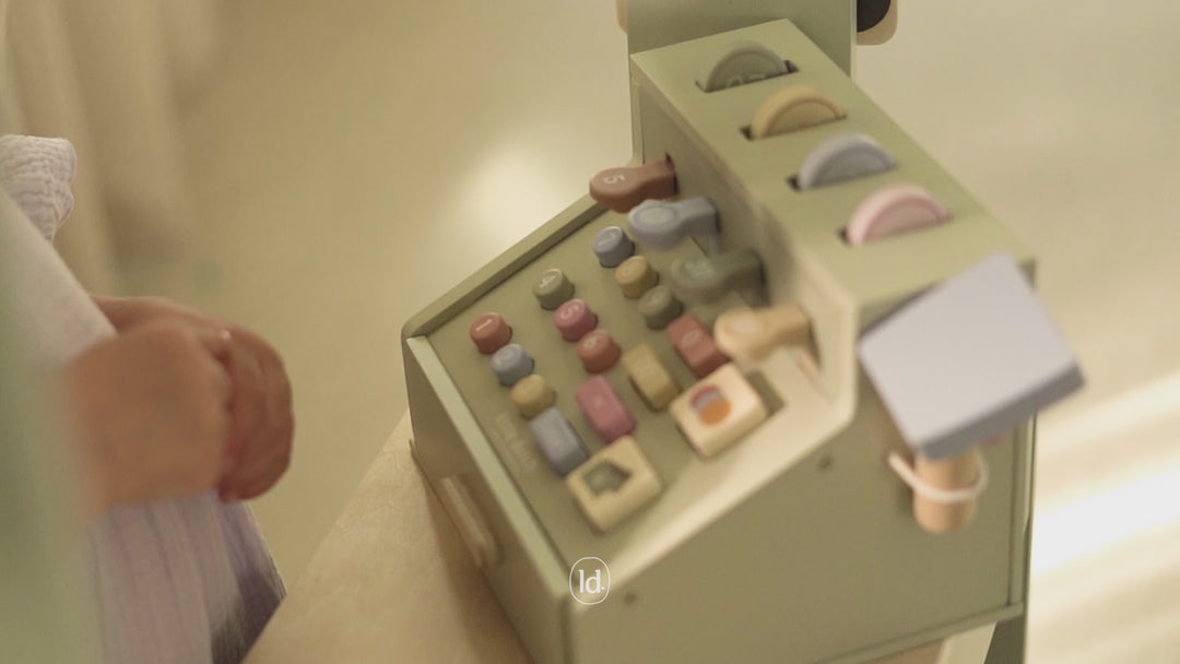 Little Dutch - Wooden Toy Cash Register With Scanner
