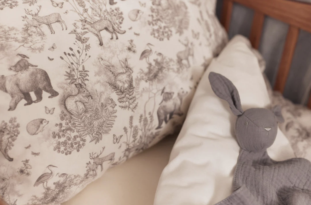 Jollein - Duvet Cover - Grey Forest Animals