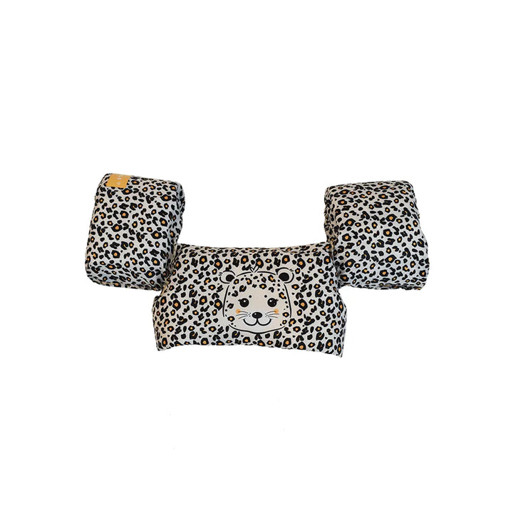 Swim Essentials - Puddle Jumpers - Beige Leopard
