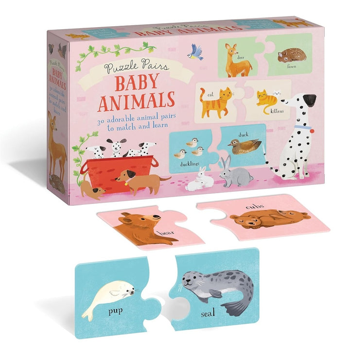 Puzzle Pairs Baby Animals Box Set - Mabel & Fox