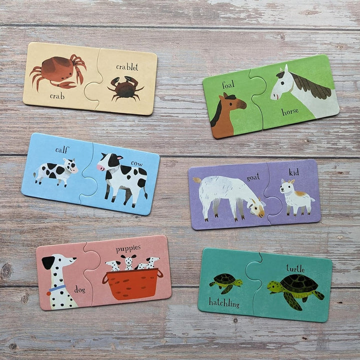 Puzzle Pairs Baby Animals Box Set - Mabel & Fox