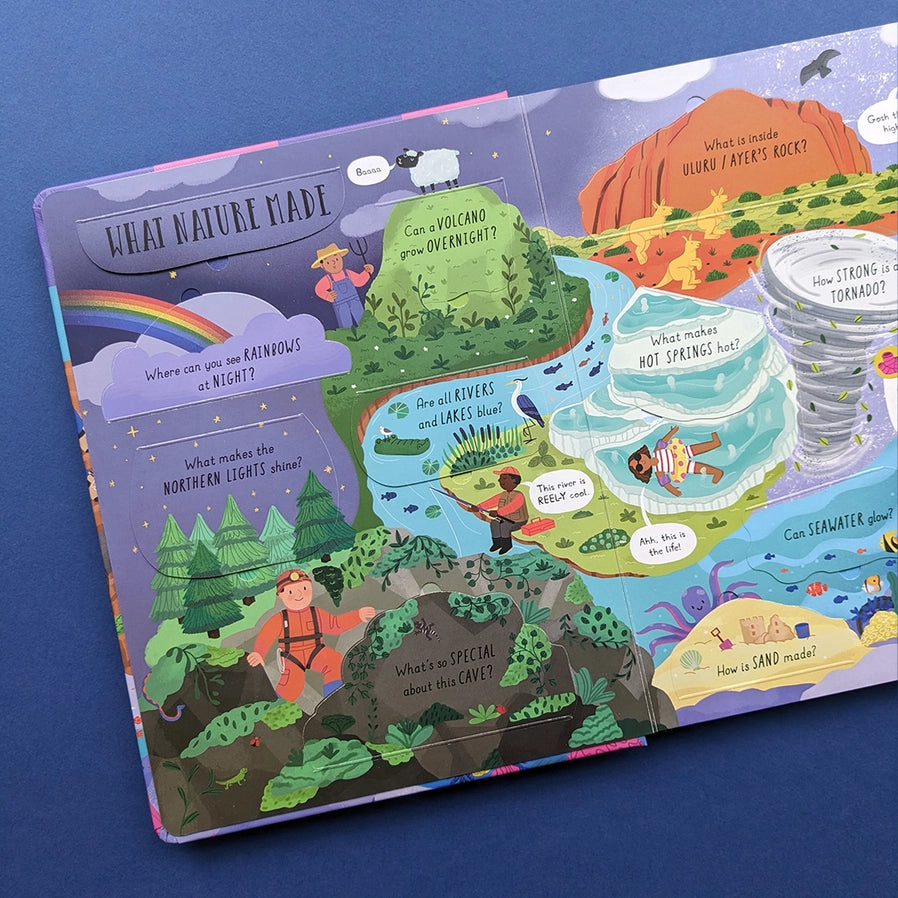 Question and Answer Flap Book - Our World - Mabel & Fox