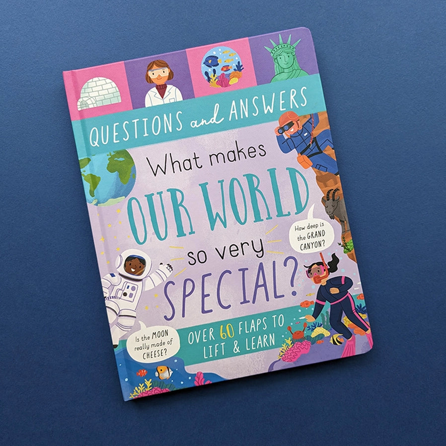 Question and Answer Flap Book - Our World - Mabel & Fox