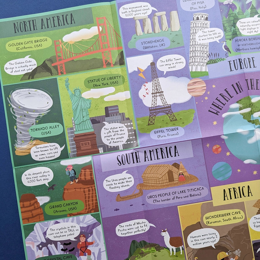 Question and Answer Flap Book - Our World - Mabel & Fox