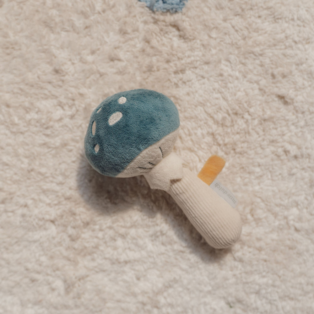 Little Dutch - Mushroom Rattle Toy - Forest Friends - Mabel & Fox