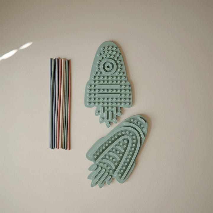 Mushie - Silicone Sensory Toy - Rocket