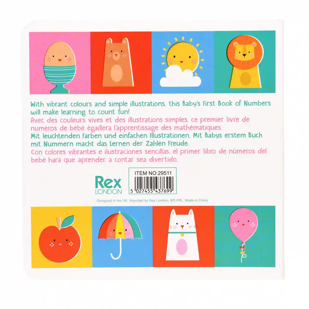 Rex London - Baby's First Numbers Book - Mabel & Fox