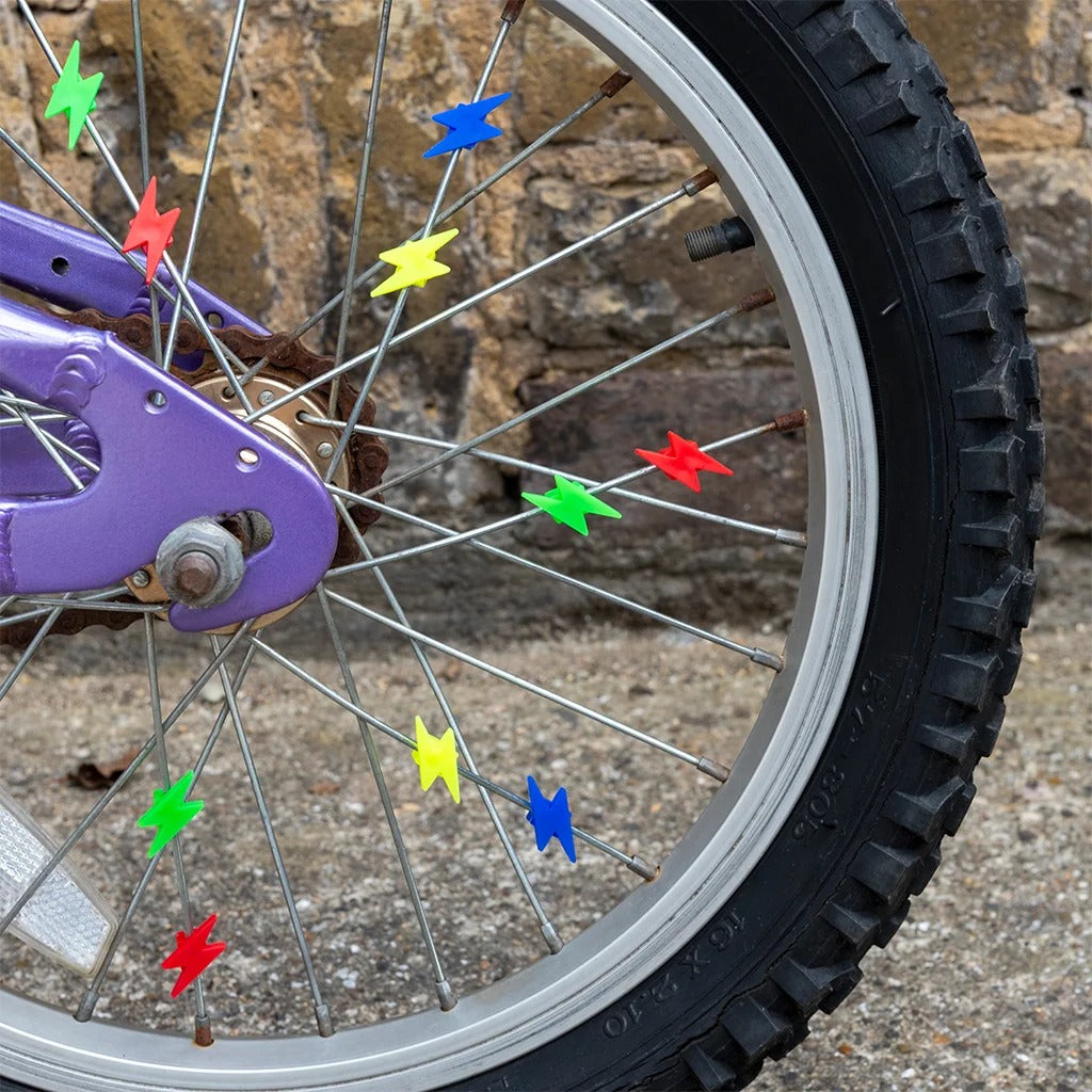 Rex London - Bicycle Spoke Decorations - Lightning Bolts - Mabel & Fox