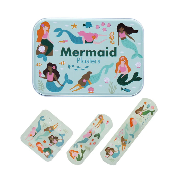 Rex London - Children's Plasters in a Tin - Mermaid - Mabel & Fox