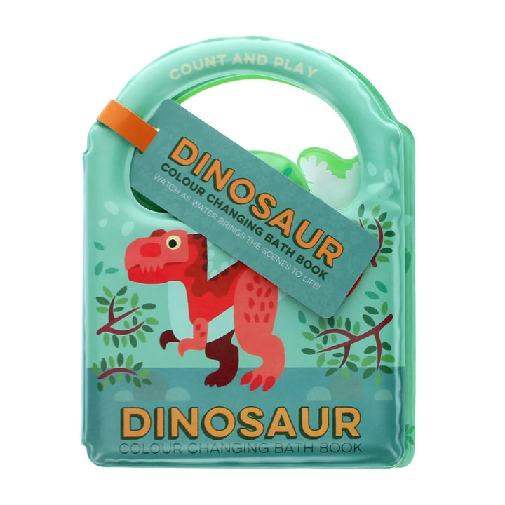 Rex London - Colour Changing Bath Book - Baby Dinos - Mabel & Fox