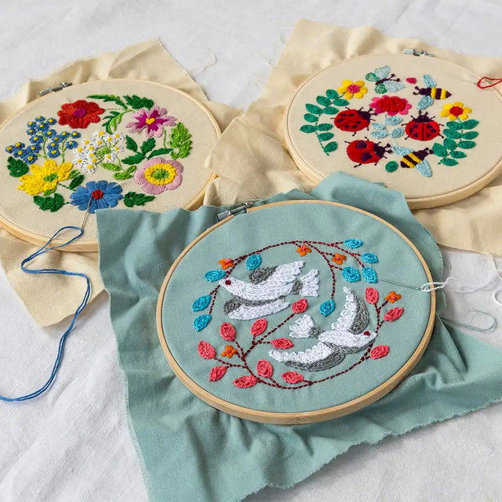 Rex London - Embroidery Kit - Wild Flowers - Mabel & Fox