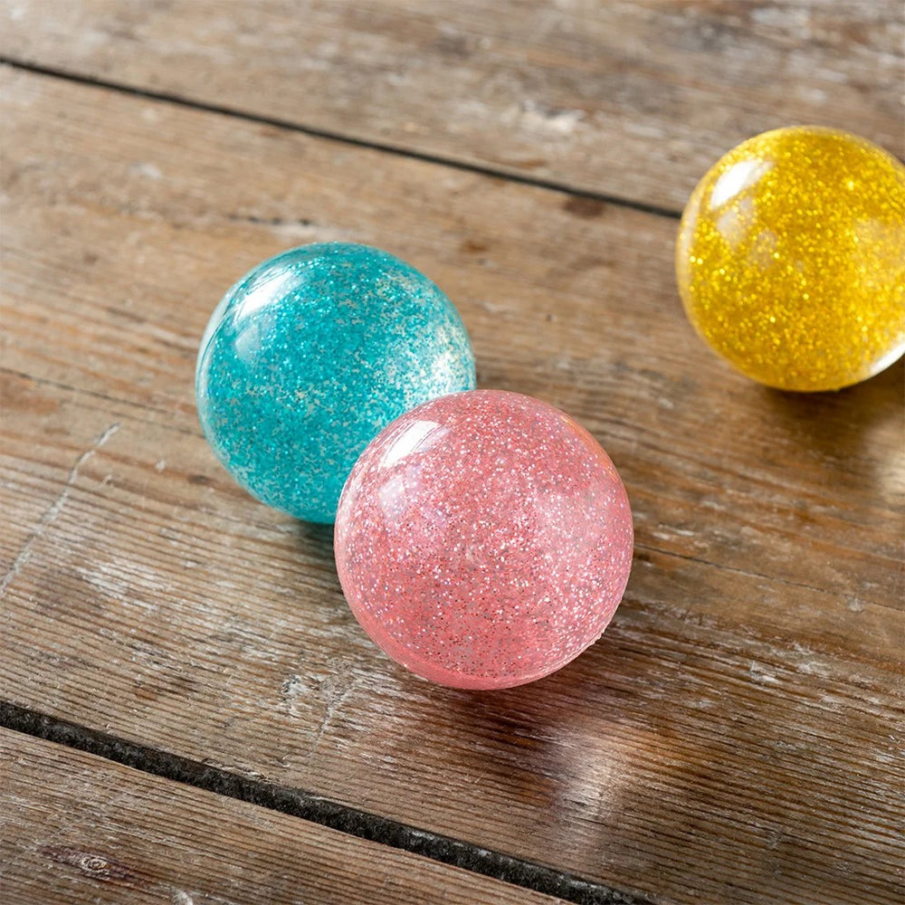 Rex London - Glitter Bouncy Ball - Pink Cat - Mabel & Fox