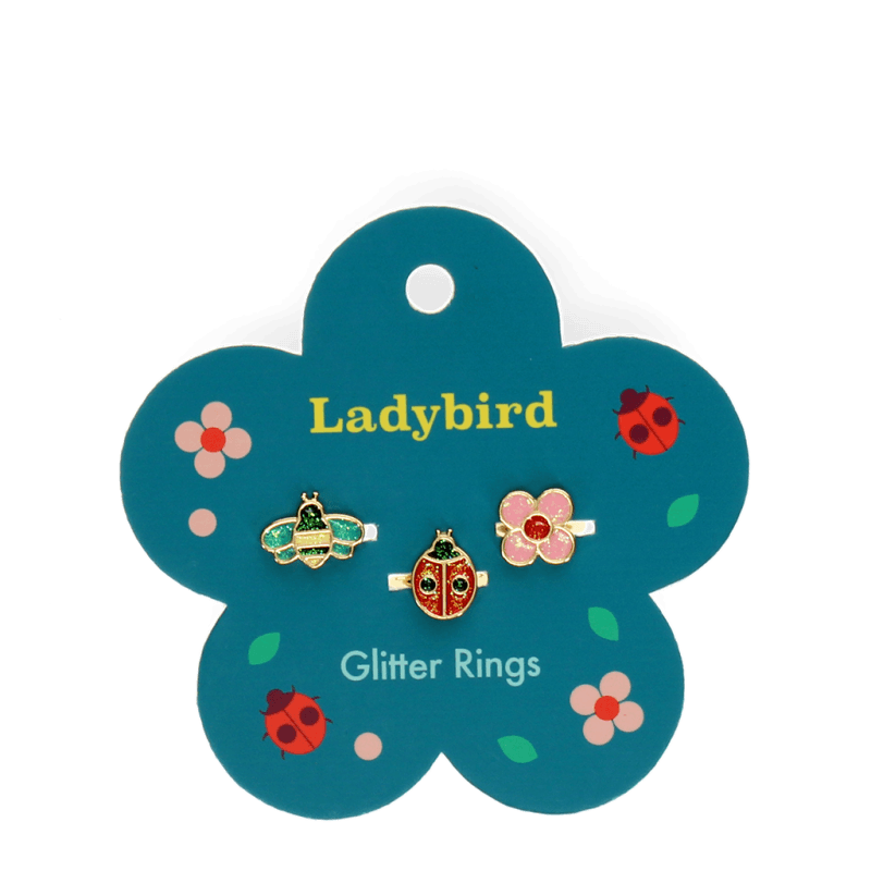 Rex London - Glitter Rings - Lady Bird - Mabel & Fox