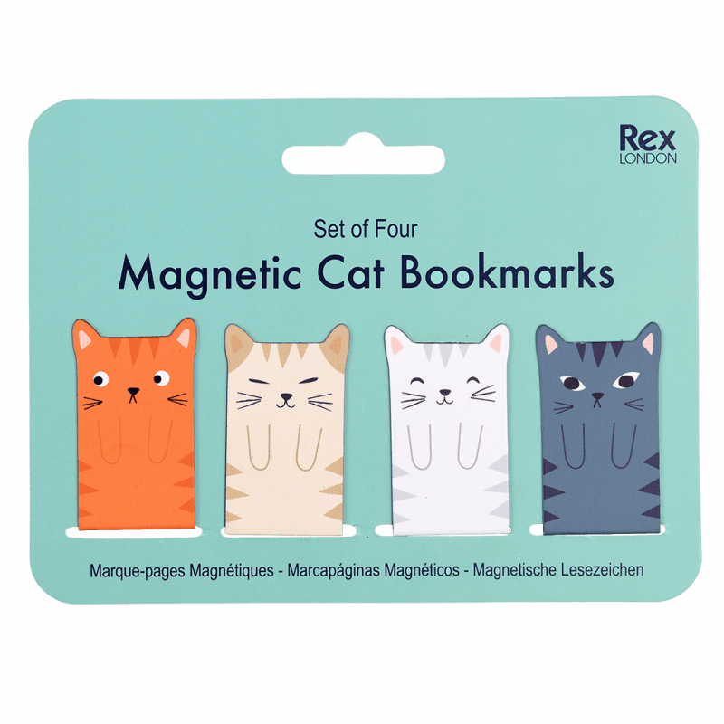 Rex London - Magic Bookmark (set of 4) - Cats - Mabel & Fox