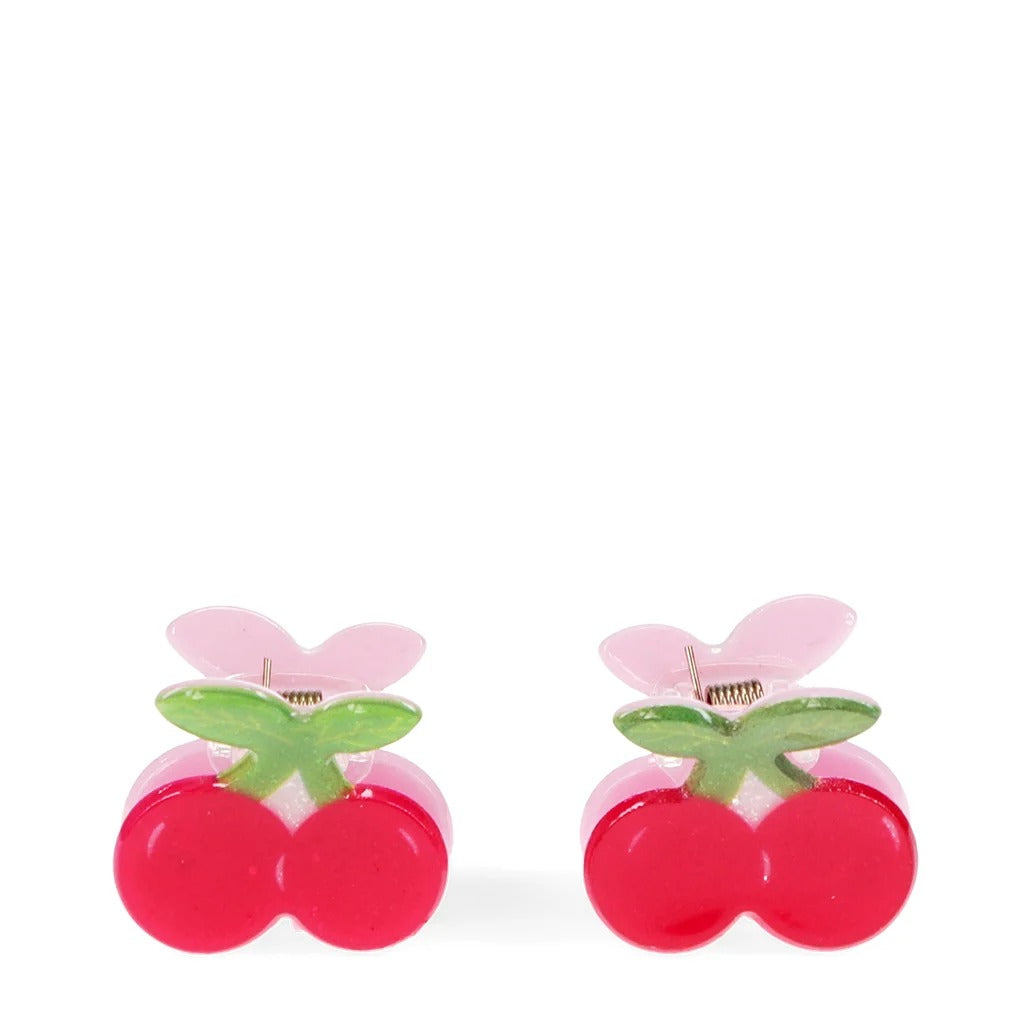 Rex London - Mini Hair Claw Clips (Set Of 2) - Cherries - Mabel & Fox