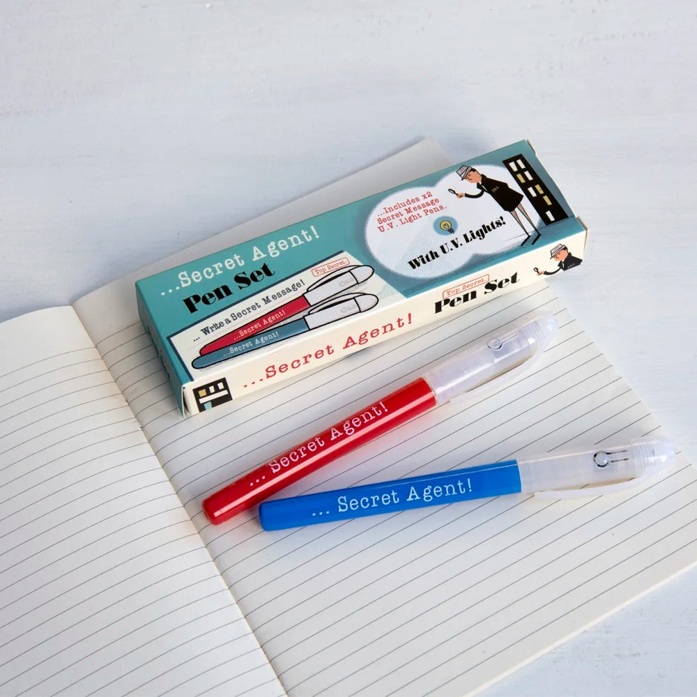 Rex London - Secret Agent Invisible Ink Spy Pens (set of 2) - Mabel & Fox