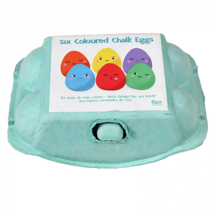 Rex London - Six Coloured Chalk Eggs - Mabel & Fox