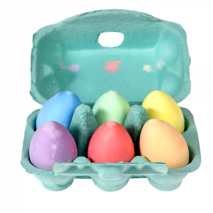 Rex London - Six Coloured Chalk Eggs - Mabel & Fox