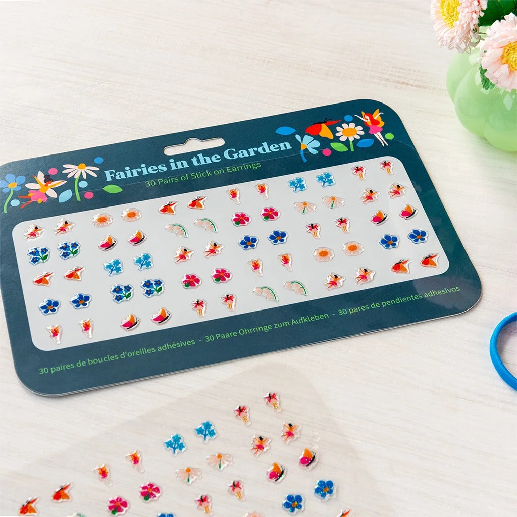 Rex London - Stick On Earrings (30 Pairs) - Fairies In The Garden - Mabel & Fox