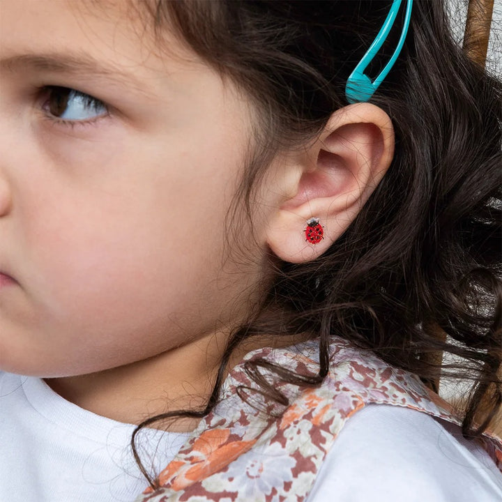 Rex London - Stick On Earrings (30 Pairs) - Ladybird - Mabel & Fox