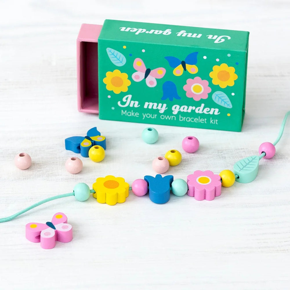 Rex London - Wooden Bead Bracelet Kit - In My Garden - Mabel & Fox