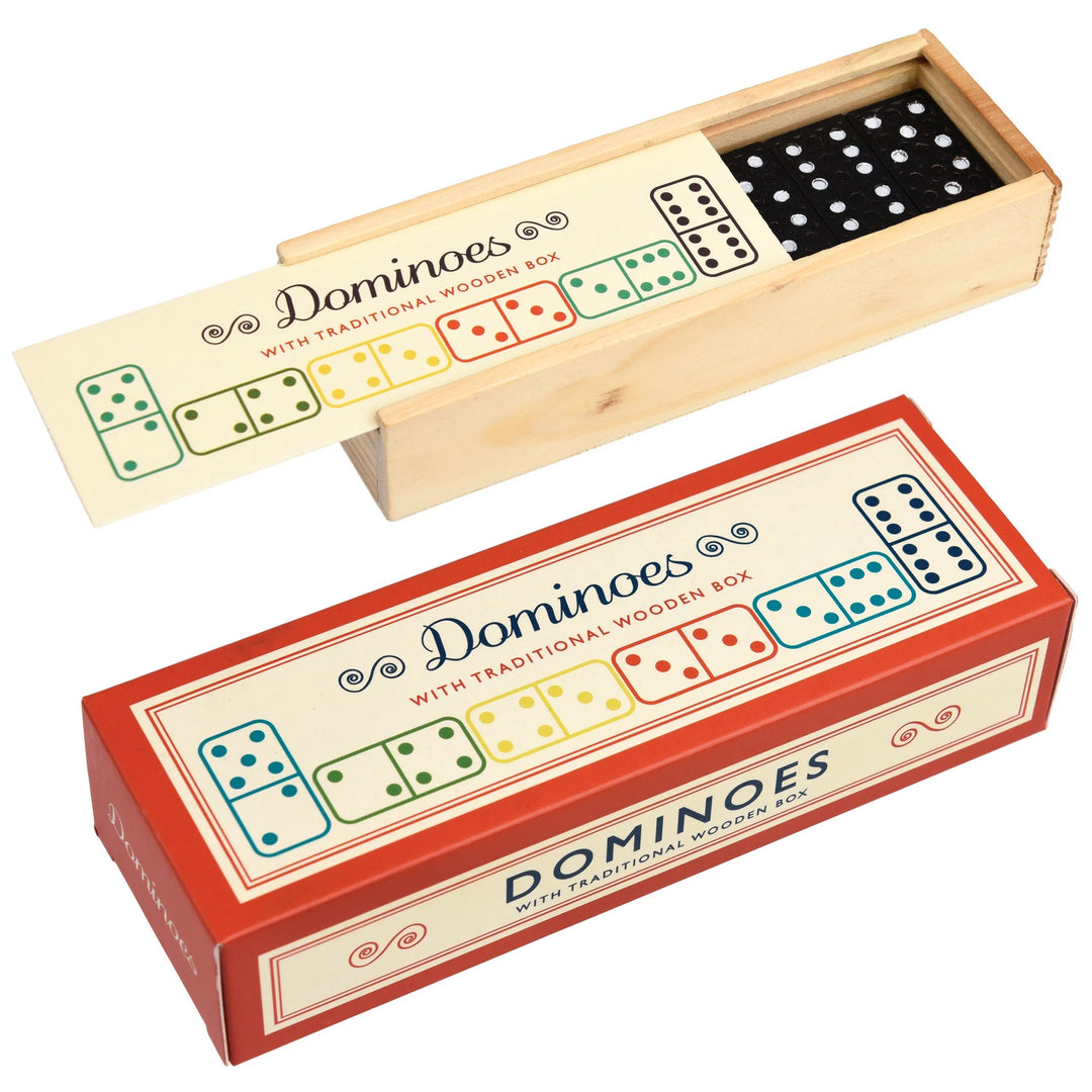 Rex London - Wooden Box Of Dominoes - Mabel & Fox