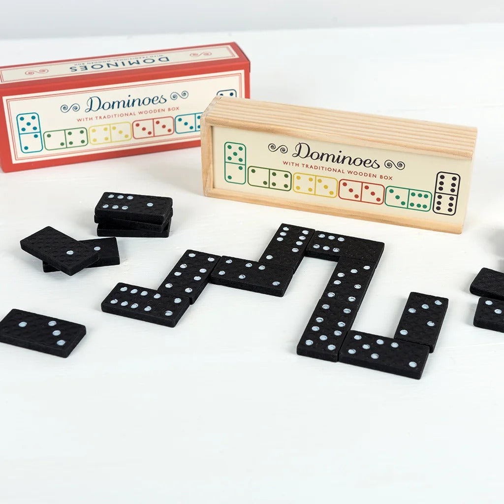 Rex London - Wooden Box Of Dominoes - Mabel & Fox