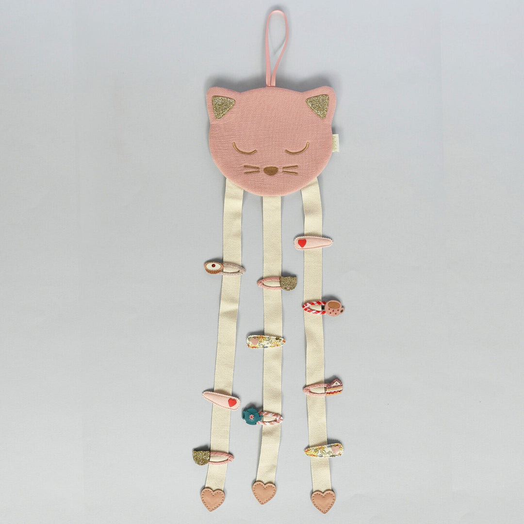 Rockahula - Clip Hanger - 3 Ribbon - Clara Cat - Mabel & Fox